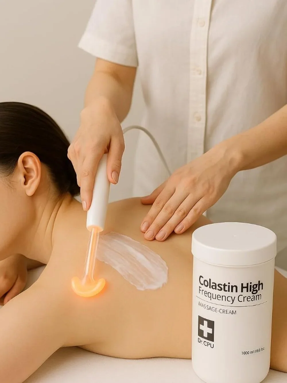 Dr. CPU Collastin High Frequency Cream 1000ml – Professional RF Massage Cream